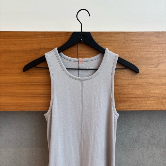 Lunya Restore Fitted Pullover Midi Tank Dress, Size S - Picture 4 of 13